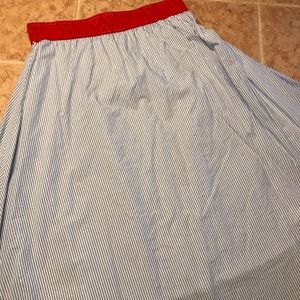 LulaRoe Seersucker Madison Skirt